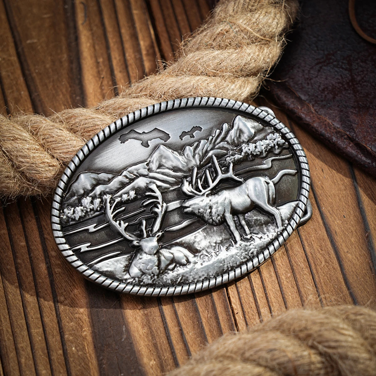 Elk Range Buckle