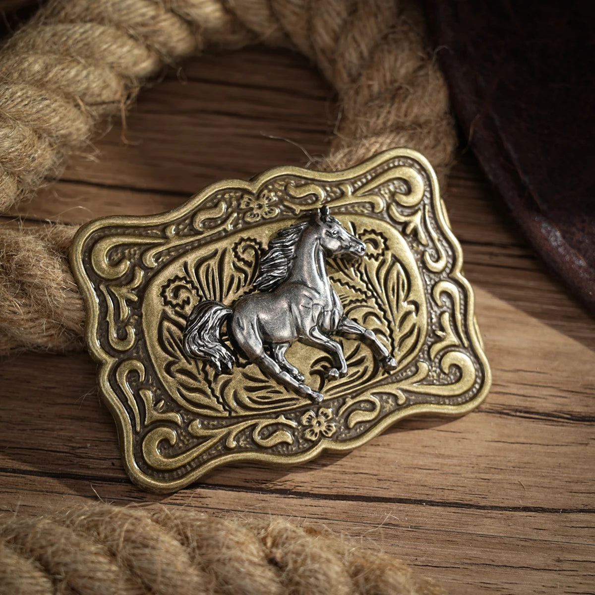 Golden Horse Buckle