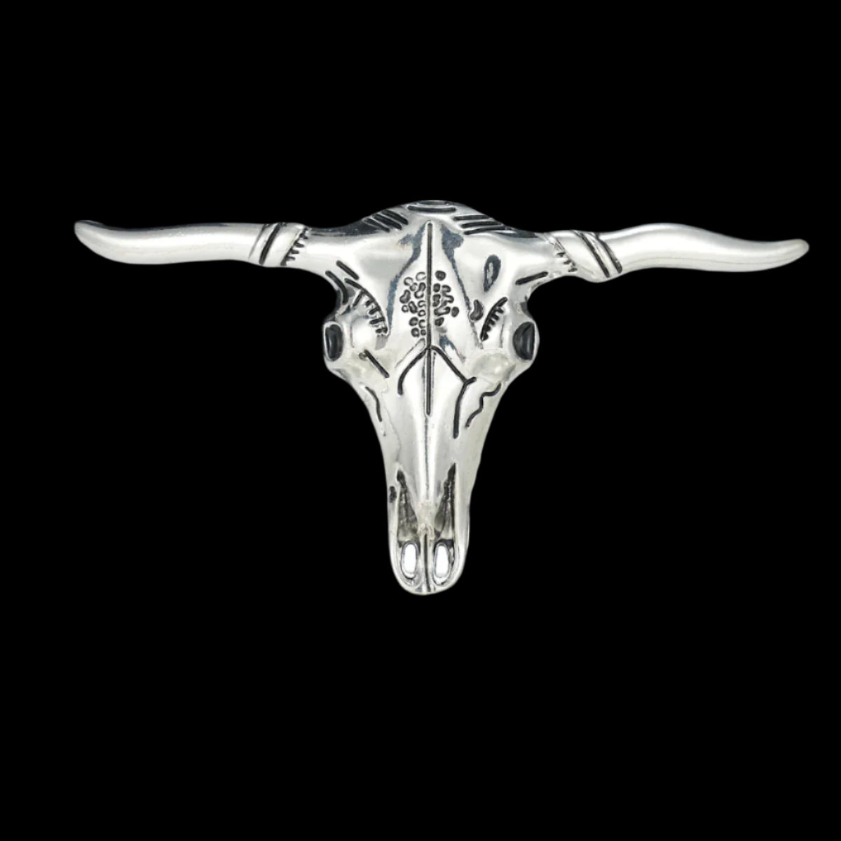 Longhorn Skull Buckle