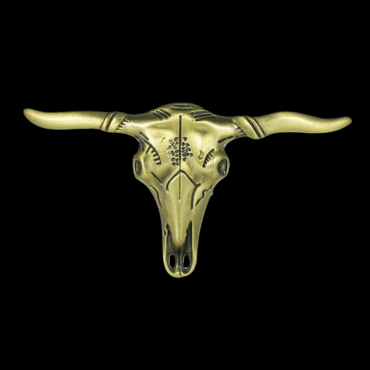 Longhorn Skull Buckle