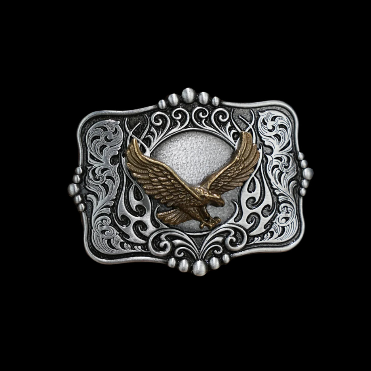 Silver Hawk Buckle