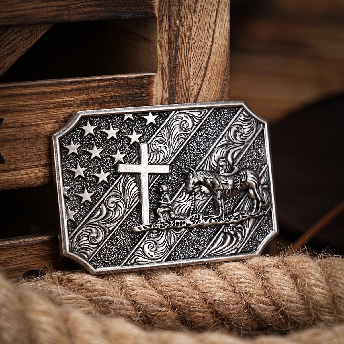 Faithful Patriot Belt Buckle