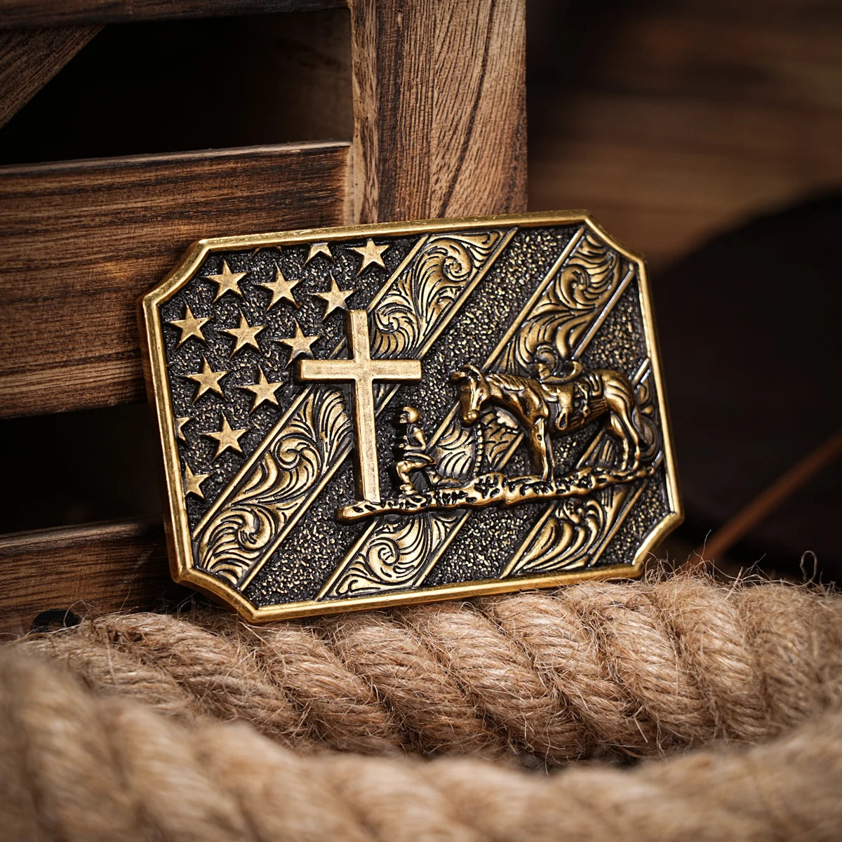 Faithful Patriot Belt Buckle